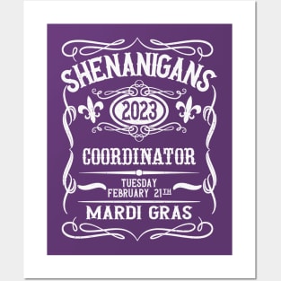 Shenanigans Coordinator 2023 - Mardi Gras Posters and Art